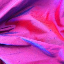 Red Purple Silk Dupion Fabric 0.5m